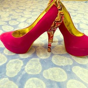 pink heels